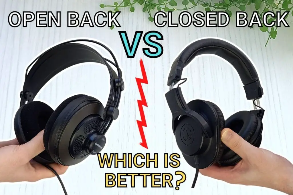 Open back vs closed back headphones