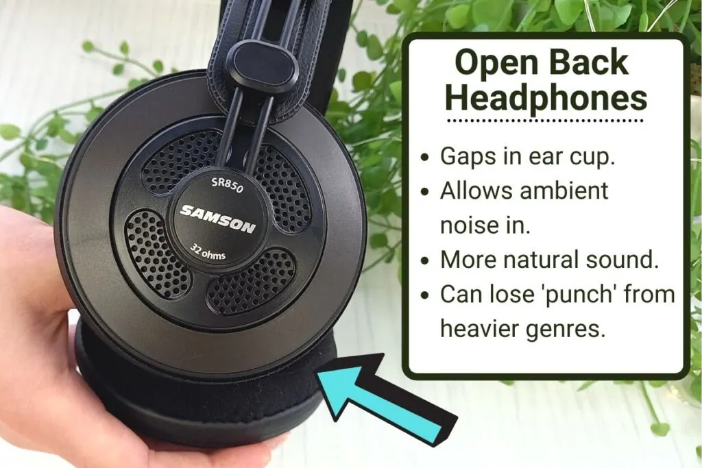 Open back vs closed back headphones