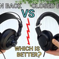 Open back vs closed back headphones