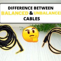 Difference between balanced and unbalanced cables