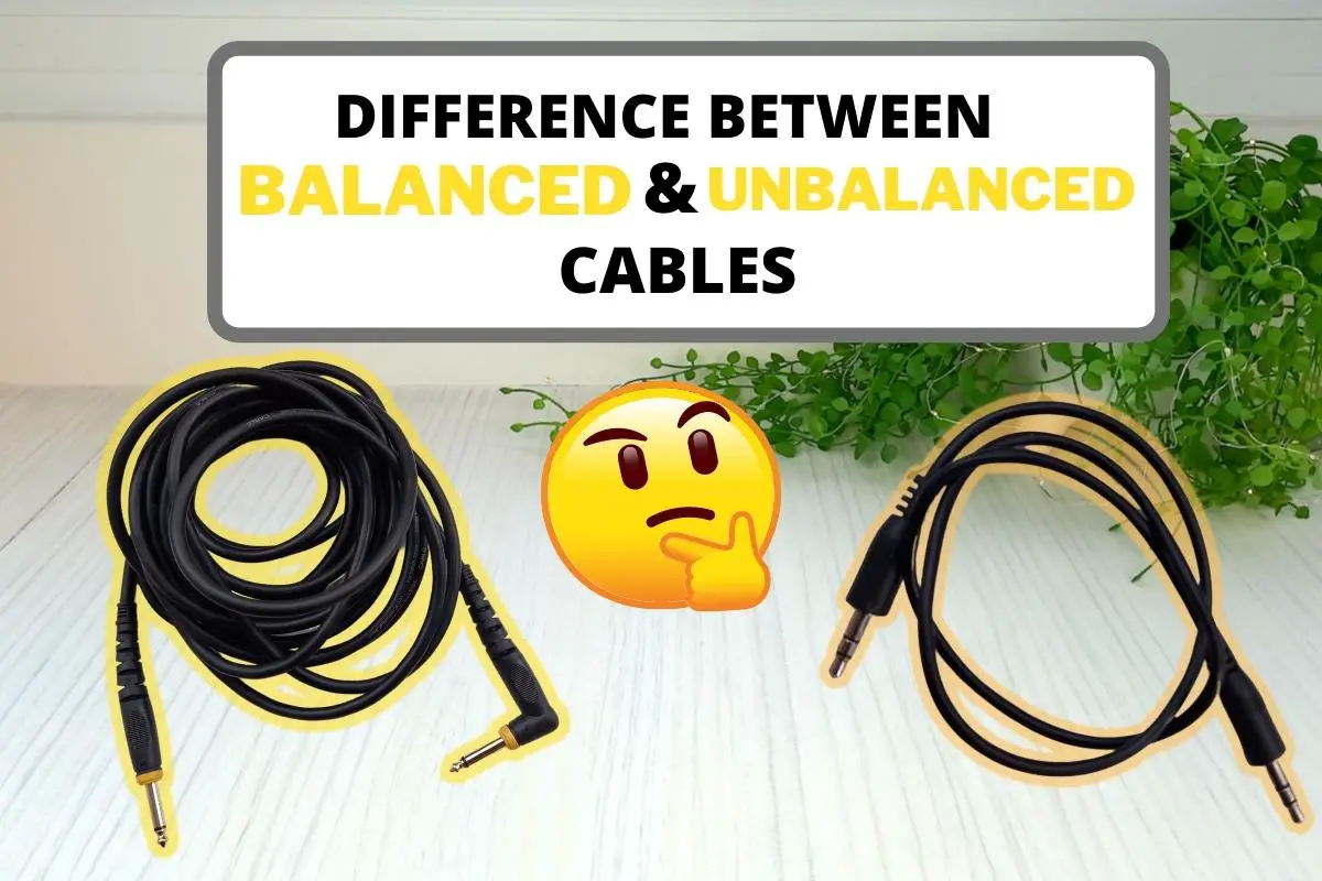 Difference between balanced and unbalanced cables
