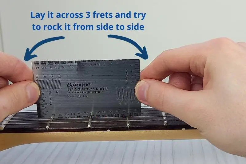 How to use a fret rocker