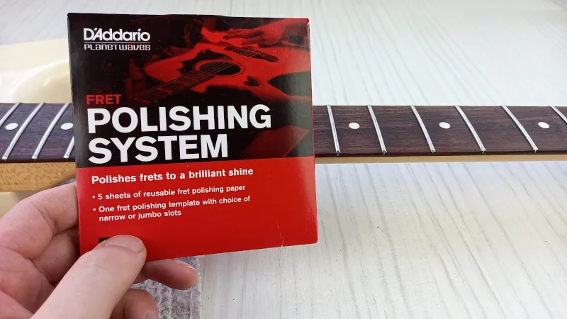 D'Addario fret polishing system