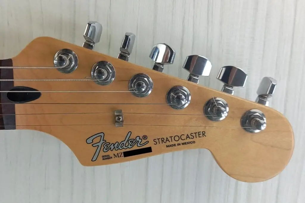 Mexican Stratocaster Headstock
