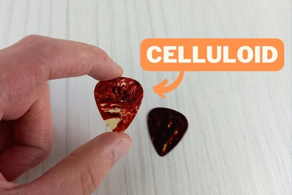 Celluloid pick