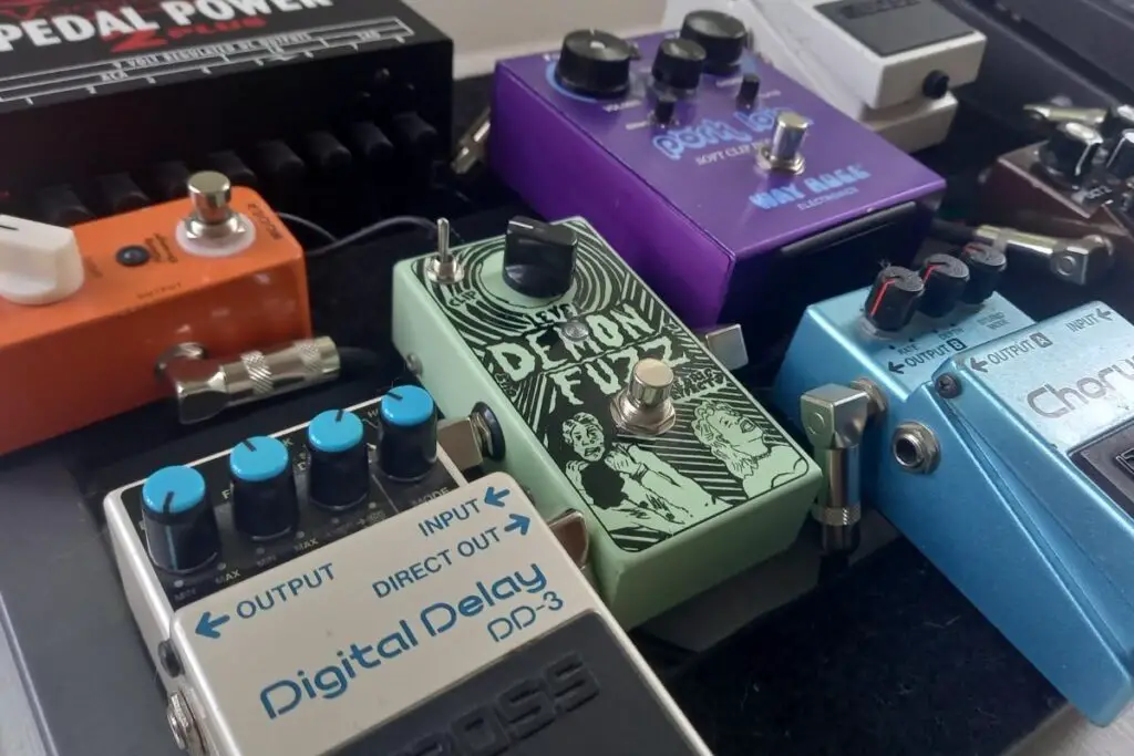 Guitar pedal order