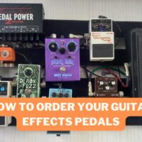 Guitar pedal order