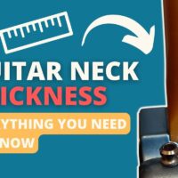 Guitar neck thickness