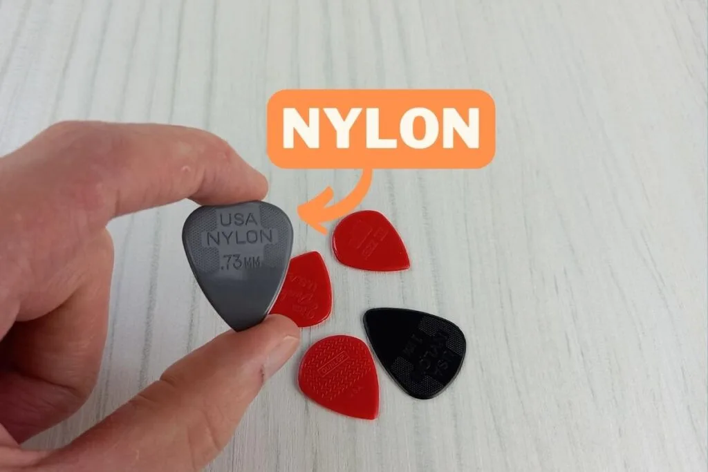 Nylon guitar pick