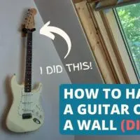 How to hang a guitar on a wall