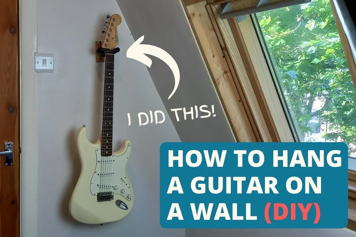 How to hang a guitar on a wall