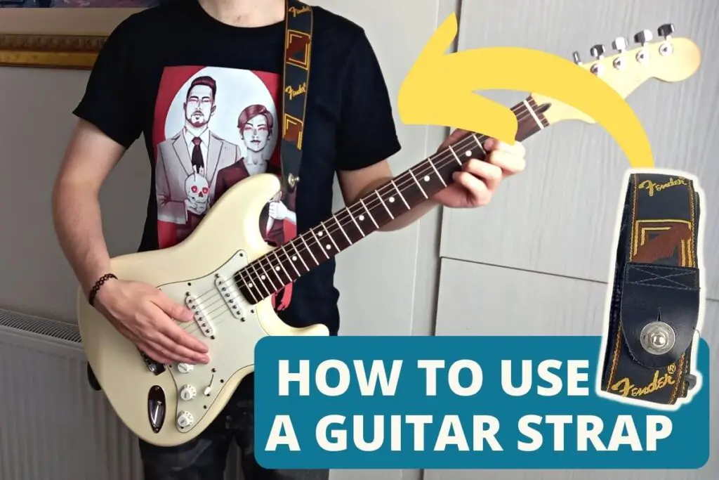 how to use a guitar strap