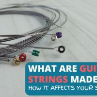 What are guitar strings made of