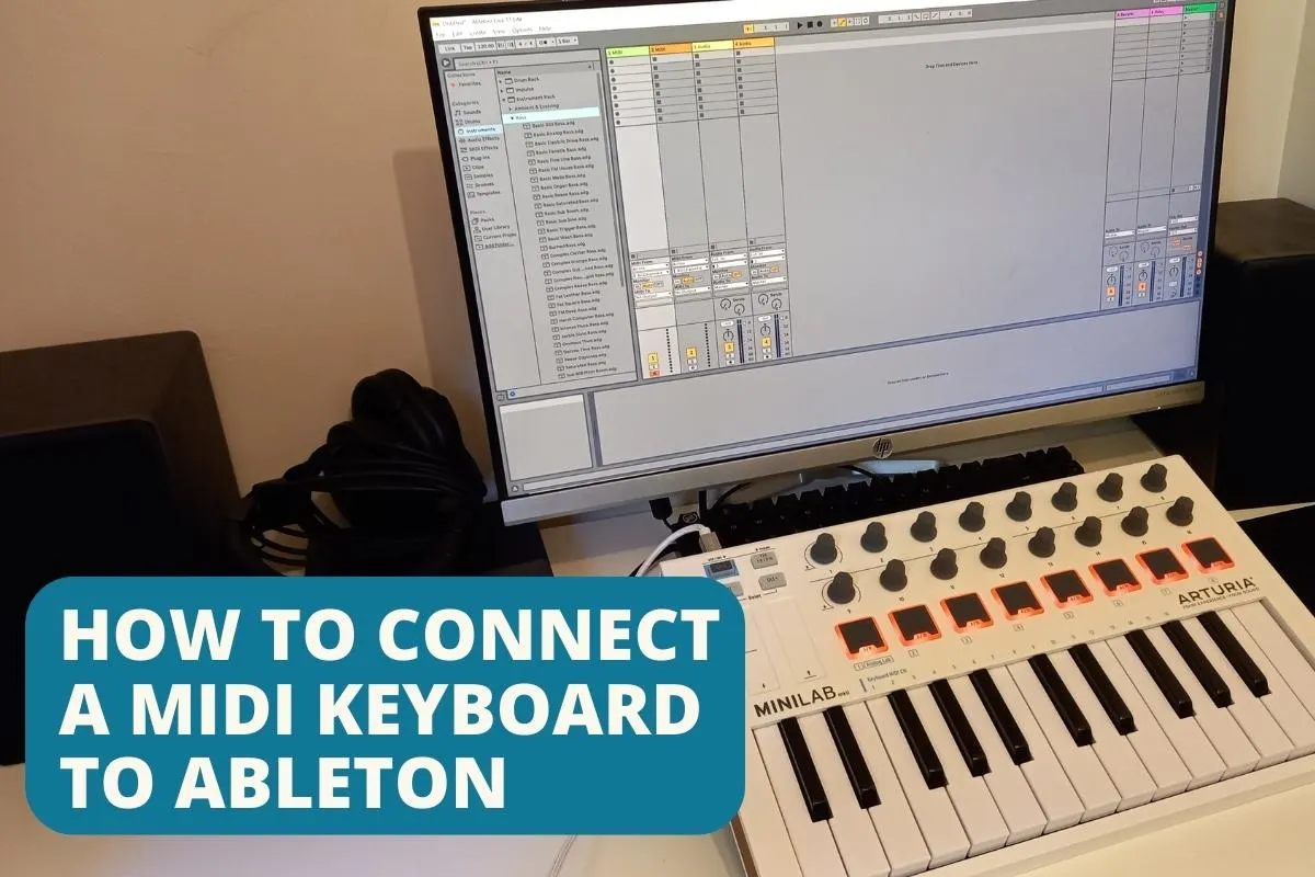 how to connect a midi keyboard to ableton