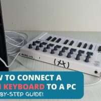 how to connect a midi keyboard to a pc