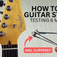 How to cut guitar strings