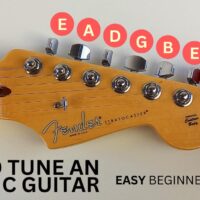 How to tune an electric guitar