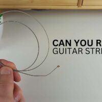 Can you reuse guitar strings